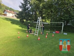 Übungsparcours der Feuerwehrjugend